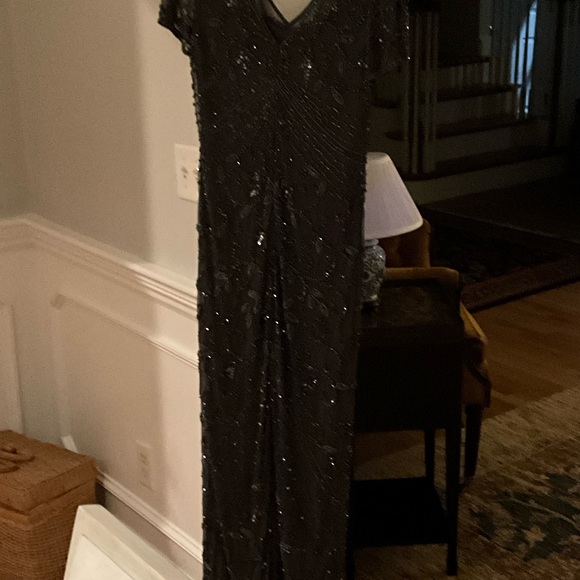 pissaro nights Dresses & Skirts - Elegant Black Sequin Embellished Fabric